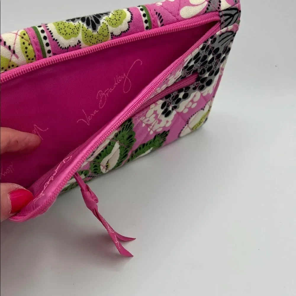 Vera Bradley Priscilla Pink Quilted Clutch/Wallet